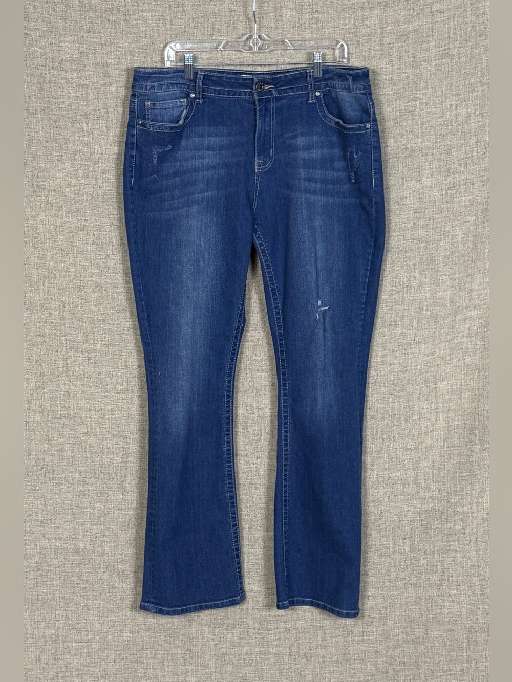 VGS Jeans Slim Boot Stretch Bootcut Jeans in Dark Indigo